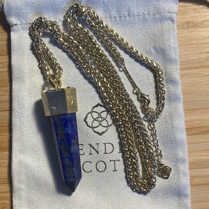 EUC Kendra Scott Jayce Lapis necklace🔹🔷